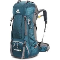 ราคา Bseash 60L กันน้ําเดินป่าตั้งแคมป์กระเป๋าเป้สะพายหลังพร้อมผ้าคลุมกันฝน,ขนาดใหญ่กีฬากลางแจ้งกระเป๋าเดินทาง Daypack Rucksack สําหรับปีนเขา (47757634423)