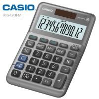ราคา เครื่องคิดเลข คาสิโอ MS-120FM-PK-W-DP จอ LCD ขนาดใหญ่พิเศษแสดงตัวเลข 12 หลัก คำนวณหาค่าภาษีอัตโนมัติ (TAX+, TAX-)​ (9914178698)