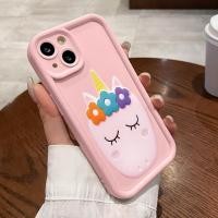 ราคา เหมาะสำหรับ IPhone XR X XS Max 6 6S 6Plus Plus 7 8 SE 2020 2022 กรณีโทรศัพท์มือถือ Hewan Kecil Unicorn (26714988620)