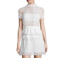 ราคา สินค้ามือสอง เดรสลูกไม้ Roselani cop brand self portrait dress size M (13491345356)