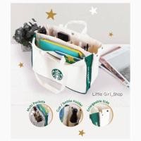 ราคา กระเป๋าstarbucks 2022 + แถมถุงผ้าสีเขียวสำหรับใส่กระเป๋า (11492319925)