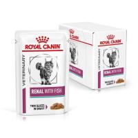 ราคา Royal Canin Cat Renal with fish pouch 85g x 12 ซอง อาหารโรคไตแมวซอง (4742652120)