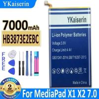 ราคา YKaiserin แบตเตอรี่ HB3873E2EBC HB3873E2 EBW 7000mAh สำหรับ Huawei Mediapad X1 X2 7.0 นิ้ว 7D-501U (25233676501)