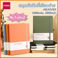 ราคา สมุด A5 A6 สมุดโน๊ต พร้อมที่เสียบปากกา เส้นแนวนอน เส้นจุด ตาราง กริด กระดาษเปล่า เหมาะสำหรับนักศึกษาและสำนักงาน (46008500024)