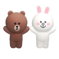 ราคา กระเป๋าซิลิโคนใส่อุปกรณ์เครื่องเขียน ลายการ์ตูนไลน์เฟรน Bag Stationery Line Friends Silicone Case VaniLand (47253071097)
