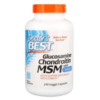 ราคา Doctor's Best, Glucosamine Chondroitin MSM with OptiMSM, 240 Veggie Caps (5213459862)