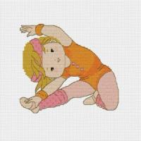 ราคา PINN SHOP ชุดปักครอสติช : แอโรบิคนั่งมือแตะเท้า [28-E] (48754202412)