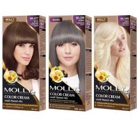 ราคา มอลลี่ คัลเลอร์ ครีม Molly Color Cream สีผมมอลลี่ มอลลี่สีย้อมผม สีย้อมผมแฟชั่น 100 มล (10817920348)