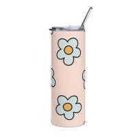 ราคา แก้วน้ําสแตนเลสพื้นสีชมพูลายดอกเดซี่ KP 20oz (49207248399)