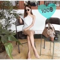 ราคา ส่งต่อ เสื้อเฉียงไหล่ 100฿(สีขาว)❤️ (2914269126)