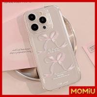 ราคา MOMiU - เคสโทรศัพท์ที่รองรับ เคส OPPO A9 A15 A16 A17 A38 A52 A53 A54 A55 เคสใส โบว์สีชมพู (29527388609)