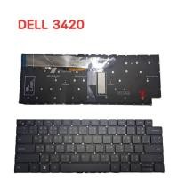 ราคา KEYBOARD DELL LATITUDE 3420 มีไฟ ใช้ได้กับรุ่น Dell VOSTRO 3420 3425 5310 5320 5410 5415 Inspiron 14 5410 5418 (29524817182)