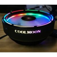 ราคา พัดลมcpu cooler ซิ้งค์พัดลม rgb Coolmoon Intel 775/115x/1151/1150/1155/1156 AMD 775/939/940/AM2/AM2+/AM3/FM1/FM2) (18411822771)