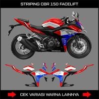 ราคา CBR 150 R Facelift Livery Fireblade Striping / Honda Cbr 150R Facelift สติ๊กเกอร์ติดมอเตอร์ไซค์ / รูปลอกสต็อก (24263582021)