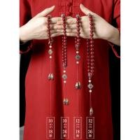 ราคา ลูกประคำมือถือสีม่วงทองทราย ลูกประคำพระราชวัง สร้อยข้อมือ ลูกประคำสิบแปดลูก ลูกประคำพุทธ (44351079115)