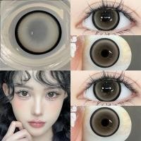 ราคา ขนาดใหญ่ บับเบิ้ลกัม สีเทาคอนแทคเลนส์ร้อนขายธรรมชาติครึ่งปีโยนนักเรียนครึ่งเลือดขนาดเส้นผ่าศูนย์กลางสายตาสั้นคอนแทคเลนส์ ซีเค26.4.22 (44280290760)