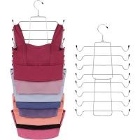 ราคา ZEDODIER 2 Pack Tank Top Hanger ประหยัดพื้นที่, Bra Hanger for Closet Organizer, Hanging Bra Organizer Tank Tops Holder 16 Hooks, Metal Closet Organizer and Storage all Space (46208231583)