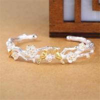 ราคา สร้อยข้อมือเงินแท้ 925 ชุบทอง 925 ลายดอกไม้ ดอกพลัม เครื่องประดับแฟชั่น สําหรับผู้หญิง B099 (17788520665)