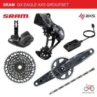 ราคา ชุดขับเคลื่อนไฟฟ้าเสือภูเขา 12 สปีด SRAM GX EAGLE AXS WIRELESS GROUPSET , 170/175mm DUB B148, 10-52T (8763576721)