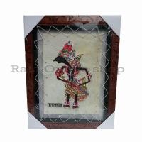 ราคา ภาพวาดหุ่นแพะ Prabu Kresna - กรอบแกะสลัก (27132113987)