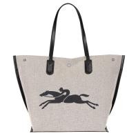 ราคา กระเป๋าผ้าแคนวาส Longchamp roseau shopping tote bag (22271041826)