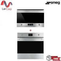 ราคา (Smeg) เตาอบ รุ่น SO6302TX + เตาไมโครเวฟ รุ่น MP322X1 (18843228575)