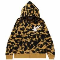 ราคา USED !!! BAPE 1ST CAMO FULL ZIP HOODIE (50958300209)