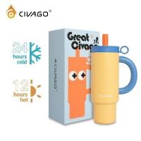 ราคา CIVAGO(36oz)ขวดน้ําความจุขนาดใหญ่มาก เหมาะสําหรับทั้งน้ําร้อนและน้ําเย็น (54752051903)