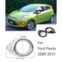 ราคา สีดําหรือโครเมี่ยมไฟตัดหมอกสําหรับ Ford fiesta 2009 2010 2011 2012 hatchback กันชนหน้าตัดไฟตัดหมอกปกหมวก (27358475049)