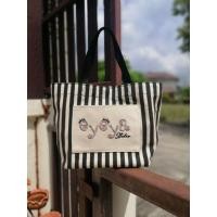 ราคา Line​ Tote​ bag​ กระเป๋าปักชื่อ (4258441855)