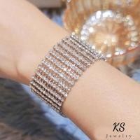 ราคา สร้อยข้อมือฝังเพชร,ข้อมือเพชร12แถว,สร้อยข้อมือแฟชั่น,XB00109 (20248727403)