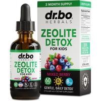 ราคา ดร. Bo Zeolite Detox Liquid Drops - ทําความสะอาดรสเบอร์รี่ทุกวันด้วยวิตามิน D & B12 - Energy, Mental Clarity & Immune Support - 60 เสิร์ฟ (49607509790)