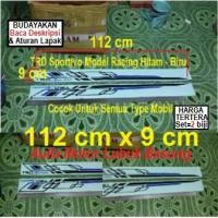 ราคา สติกเกอร์แถบรายการบอดี้ trd sportivo toyota avanza rush innova yaris honda suzuki สีดํา สีฟ้า (10619296762)