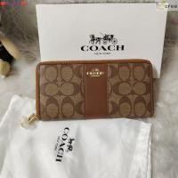 ราคา coach กระเป๋าสตางค์ซิปรอบ use likd new (2905469647)