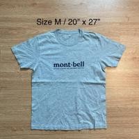 ราคา เสื้อยืด มือสอง ผ้า cotton 100% Mont-bell แคมป์ปิ้ง เดินป่า (44901148268)