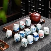 ราคา ฝาผู้ถือฝาเซรามิกมือวาดกาน้ําชาสีเขียวโบราณฝาชามฝาจีนกังฟูชาชุดพิธีชงชาอะไหล่ชุด 2ดีจีพี (44908485821)