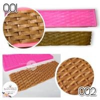 ราคา (พร้อมส่ง!! แม่พิมพ์ซิลิโคน พิมพ์ซิลิโคนสามมิติ ฟองดอง พิมพ์วุ้น ฟองดองขอบตะกร้า พิมพ์ตะกร้าสาน ( 2 ลาย 2 ขนาด ) (5749695209)