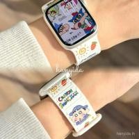 ราคา Crayon Shin-chan สายซิลิโคนแม่เหล็กสําหรับ Apple Watch iWatch series11 S10/9/8/7 Ultra3 SE3 45 มม.46 มม.49 มม.42 มม.44 มม.40 มม.41 มม.สายรัดข้อมือ (51052800353)