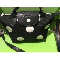 ราคา Longch*mp polka black size xs mini sling bag (45907240781)