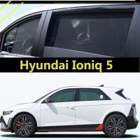 ราคา แม่เหล็กสําหรับ Hyundai Ioniq 5 รถหน้าต่างบังแดด Sun Shade ผ้าม่านรถรถอุปกรณ์เสริม (40777279404)