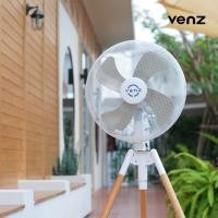 ราคา VENZ พัดลมอุตสาหกรรม ขนาด 18 นิ้ว 3 ขา ใช้ไม้จริง (Arctic white) สีขาว รุ่น Pixe (24664496746)