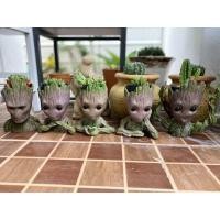 ราคา พร้อมส่ง 5 แบบ กระถางกรูท Groot pot flower กระถางแคคตัส cactus (21786100288)