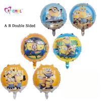 ราคา ลูกโป่งฟิล์มอลูมิเนียมมินเนี่ยน 3 ชิ้น, การออกแบบรูปแบบสองด้านขนาด 18 นิ้ว, ลูกโป่งตกแต่งปาร์ตี้และวันเกิด (52408771675)
