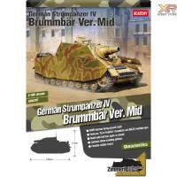 ราคา [Academy Model] 1/35: GERMAN STRUMPANZER IV BRUMMBAR V.MID (AC 13525) (24925907819)