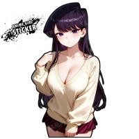 ราคา Komi san โคมิ ซัง สติกเกอร์ komi can't communicate อนิเมะ โฉมงามพูดไม่เก่งกับผองเพื่อน (43350213198)