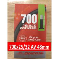 ราคา ยางในเสือหมอบ Chaoyang 700x25-32C AV 48MM จุ๊บใหญ่ (6217374737)