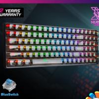 ราคา Nubwo X38 Mechanical SW BT/Wireless Gaming Keyboard BLUE SWคีย์บอร์ดเกมมิ่ง พร้อมด้วยไฟ Full RGB สินค้ารับประกัน 2 ปี (25375604250)