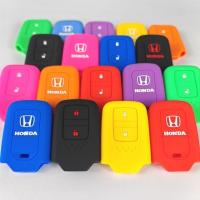ราคา ซิลิโคนรีโมท รถยนต์ HONDA HR-V, CR-V ,BR-V, JAZZ เคสรีโมท เคสกุญแจ Smart Key 2 ปุ่ม (20495748651)