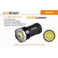 ราคา ไฟฉายแรงสูง Acebeam X80-GT ความสว่าง 32500LM แถมแบตเตอรี่ (3546938998)