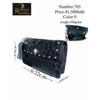 ราคา กระเป๋าถือหนังจระเข้แท้หนังท้องจระเข้และบ่อเดียว (26088760559)